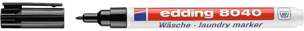 Wäschemarker 8040 Edding Strichbreite 1,0 mm, Rundspitze, schwarz