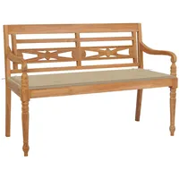 VidaXL Batavia 120 x 59 x 84 cm Beige