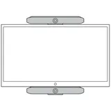 HP Poly VESA Halterungskit für Studio X70