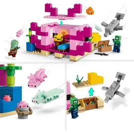 LEGO Minecraft Das Axolotl-Haus 21247