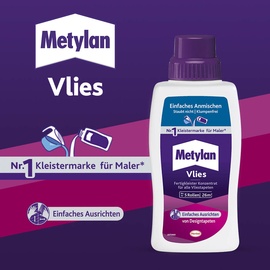 Metylan Vlies Fertigkleister Konzentrat 500 g Flasche, trocknet transparent