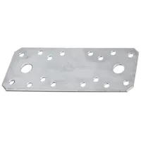 GAH Alberts Flachverbinder gerade 133x55x2mm mit CE?Nein Edelstahl