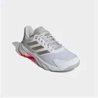 adidas Courtjam Control 3 Cloud White / Iron Metallic / Lucid Red 41 1/3