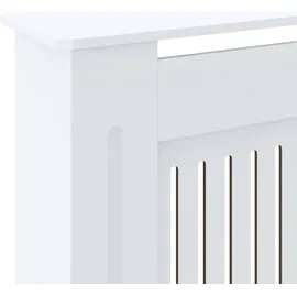 vidaXL MDF Heizkörperverkleidung Weiß 205 cm