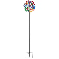 Casa.pro Windrad, Mehrfarbig, Metall, 36x185x36 cm, Gartenzubehör, Gartendeko
