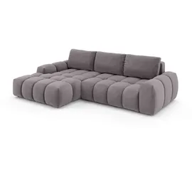 OTTO home Eckcouch Polyester 2-Sitzer Dunkelgrau