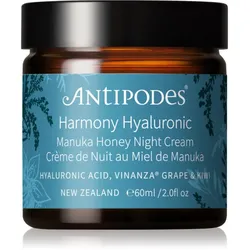 Antipodes Harmony Hyaluronic Manuka Honey Night Cream feuchtigkeitsspendende Nachtcreme 60 ml