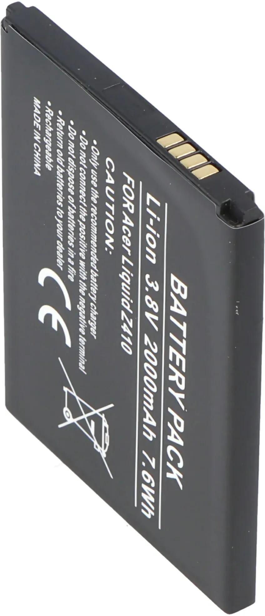 Akku passend für den Acer Liquid Liquid M330, Liquid M330 Dual SIM, Liquid M330 LTE, Liquid Z320, Liquid Z320 Dual SIM, Liquid Z330, Liquid Z330 LTE Dual SIM, Liquid Z410, T01, TM01