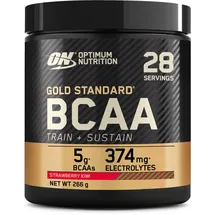 Optimum Nutrition Gold Standard BCAA Train + Sustain Erdbeere-Kiwi Pulver 266 g