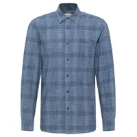 Mustang Langarmhemd Herren Style Cullman blau XXXL
