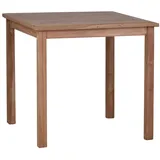 MiaMöbel Teak Esstisch 80x80cm Massivholz Teak