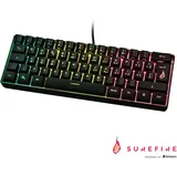 Surefire KingPin X1 Kabelgebunden, USB Gaming-Tastatur Französisch, AZERTY Schwarz
