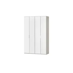 Wohnwert Falttürenschrank   Forum , grau , Maße (cm): B: 200 H: 216 T: 58.0