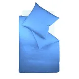 FLEURESSE Colours 009100 mittelblau 155 x 220 cm + 80 x 80 cm