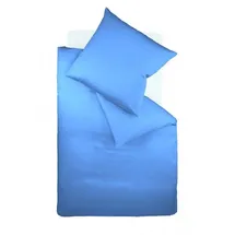 FLEURESSE Colours 009100 mittelblau 155 x 220 cm + 80 x 80 cm