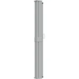 vidaXL Seitenmarkise Ausziehbar 160 x 300 cm Braun Polyester