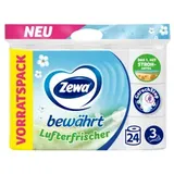 Zewa Toilettenpapier bewährt Lufterfrischer 3-lagig, 24 Rollen