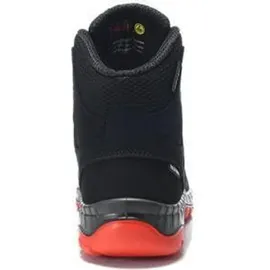 ELTEN Sicherheitsschuhe MADDOX Black-Red Mid ESD S3, Gr. 44