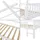 [en.casa] Hausbett Sotkamo 90 x 200 cm Kiefer massiv weiß