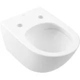 Villeroy & Boch Antao Tiefspül-WC spülrandlos wandhängend, mit TwistFlush StoneWhite c+