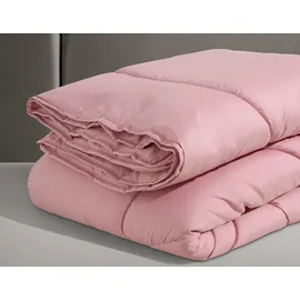 MY HOME Microfaserbettdecke MY HOME "Microlux, Bettdecke 135x200 cm, und Übergrößen bis 240x220cm", rosa, B:240cm L:220cm, Bezug: 100% Polyester. Obermaterial: 100% Polyester.