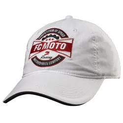FC-Moto FCM-Fan Kappe, weiss für Männer