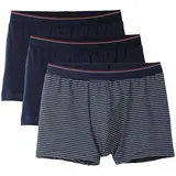 CALIDA Herren Boxershorts 3er Pack - Natural Benefit Boxer Marine/Rot Baumwolle Small