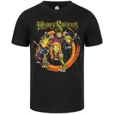 Metal Kids Heavysaurus (Rock 'n Rarr) - Kinder T-Shirt, schwarz, Größe 92 (2-3 Jahre), offizielles Band-Merch - 2-3 Jahre