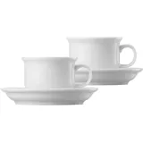 Thomas 11400-800001-29191 Set 2 Porzellan Espressotassen Trend weiss