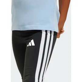 adidas Leggings sportlicher Schnitt schwarz/weiß 122