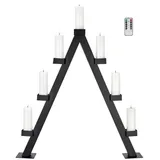 Markslöjd Weihnachtspyramide Arbor, Schwarz, Metall, 66x85x10 cm, zum Stellen, Dekoration, Weihnachtsdekoration, Winterdeko