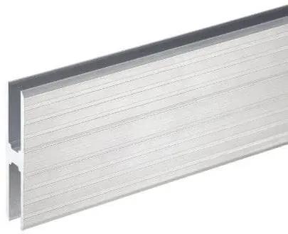 ah Hardware 6128 - Aluminium H-Profil schwere Ausführung für die Verbindung von 10 mm starken Flächen