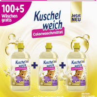 Kuschelweich Colorwaschmittel Glücksmoment 5,775l 105 WL)