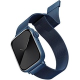 Uniq Unique strap Dante Apple Watch Series 4/5/6/7 (44 mm), Uhrenarmband, Blau
