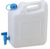 Wasserkan. 12l Ablassh. HDPE nat. bruchsi 160x333,5x331,5mm Gew.38mm