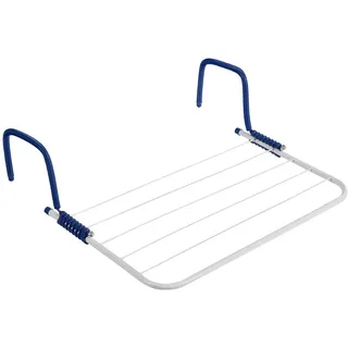 BigDean Wäschetrockner für Balkon, Heizung & Camping - Wäscheständer für Balkongeländer & Heizkörper - 50x33 cm - Hängetrockner klappbar