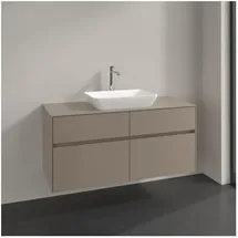 Villeroy & Boch Villeroy und Boch Collaro Waschtischunterschrank C11200VM 120x54,8x50cm, Waschtisch mittig, taupe