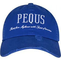 pequs Destroyed Logo Cap blau ONE SIZE
