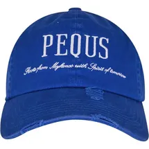 pequs Destroyed Logo Cap blau ONE SIZE