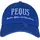 pequs Destroyed Logo Cap blau ONE SIZE