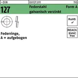 OEM Federringe 4 mm verzinkt 1000 Stück