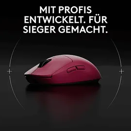 Logitech PRO 2 LIGHTSPEED für Rechts- und Linkshänder Gaming-Maus, Magenta