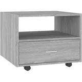 furnicato Couchtisch Grau Holzwerkstoff 55 x 40 x 55 cm