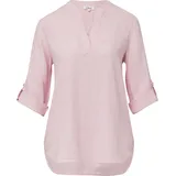 s.Oliver Leinenmix-Bluse mit Turn-up Rosa XS