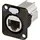 Neutrik NE8FDX-P6-B RJ45 Datensteckverbinder etherCON D Serie NE8FDX-P6-B Buchse, gerade Pole: 8P8C Schwarz 1 St.