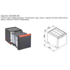 Franke Cube 40 Handauszug (134.0039.330)