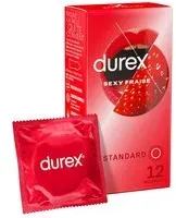 Durex Préservatifs Sexy Fraise - 12 Parfumés Préservatif(S) pc(s)