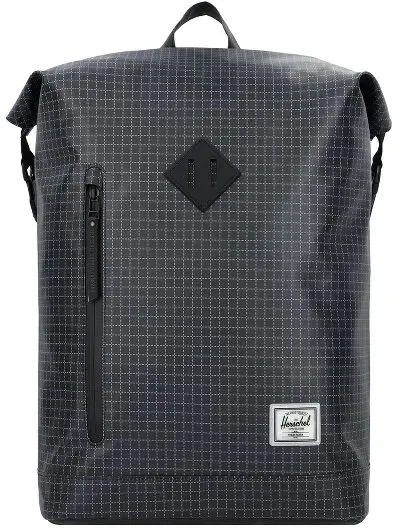 Herschel Roll Top Rucksack 46 cm Laptopfach  grau