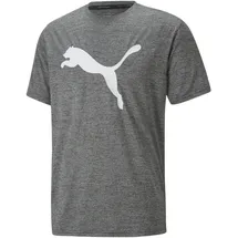 Puma Train FAV Heather CAT Tee Schwarz M