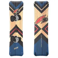 F2 Kiteboard Ride Classic Lightwind Wood 148 cm blau
